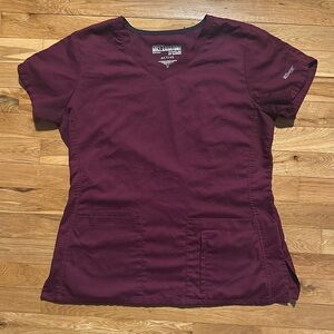 Medium Grey’s Anatomy Scrub Top- Wine